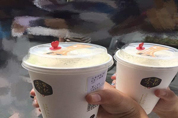 古茗奶茶实物图